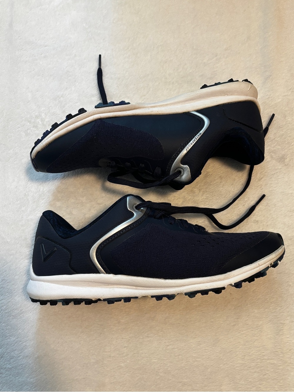 Callaway Women’s Navy & White Golf Sneakers - Lightweight Traction